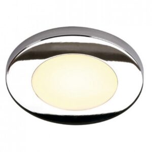 REAL N-TIC LED zápustná chróm 24= LED 2.8W 120° IP66 3200K