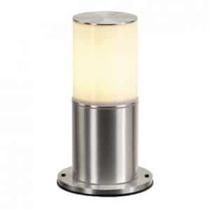 ROX AKRYL POLE 30 stojanová  mliečny akrylát/česaný hliník 230V LED E27 15W IP44