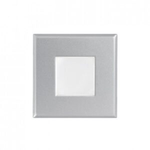 SAU SQ zápustná striebornosivá 230V LED GU10 7W IP44