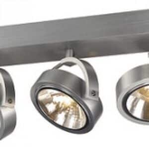 KELLY III nástenná  česaný hliník 230V LED G53 3x15W