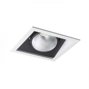TOMBOY  biela/čierna  230V LED 25W 38°  3000K