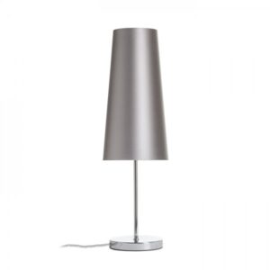 NYC/CONNY 15/30 stolná  Monaco holubia sivá/strieborné PVC/chróm 230V LED E27 11W