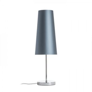 NYC/CONNY 15/30 stolná  Monaco petrolejová/strieborné PVC/chróm 230V LED E27 11W