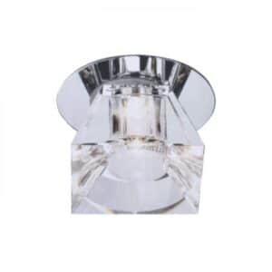 CRYSTAL LED III zápustná číre sklo/chróm 350mA LED 1W 120° 4000K