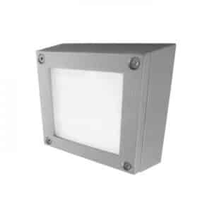 LERRY LED 16 prisadená striebornosivá/biela 230V LED 1W IP54
