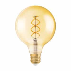 OSRAM Vintage Globe 125 SPIRAL jantárová 230V E27 LED EQ25 2000K