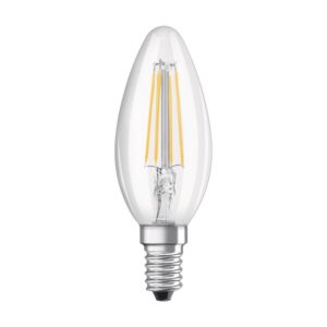 OSRAM Retrofit sviečková  číra 230V E14 LED EQ40  4000K