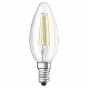 OSRAM Retrofit sviečková  číra 230V E14 LED EQ60  2700K