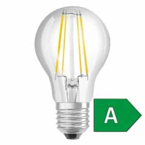 OSRAM ULTRA ECONOMY 210lm/W Classic A   číra 230V E27 LED EQ60  3000K