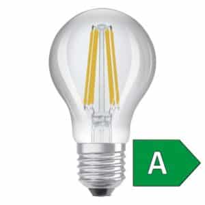 OSRAM ULTRA ECONOMY 210lm/W Classic A číra 230V E27 LED EQ100 3000K