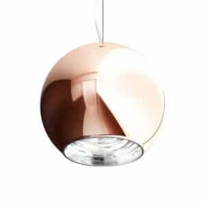 BEAU MONDE 25 závesná  medené sklo 230V LED E27 15W