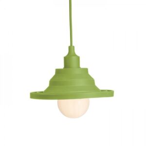AMICI závesná silikónová lampa zelená  230V LED E27 15W