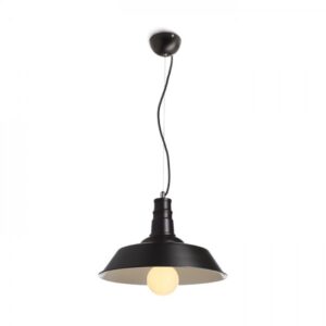 GOLDIE 36 závesná čierna/biela  230V LED E27 30W
