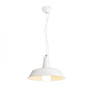 GOLDIE 36 závesná biela/biela  230V LED E27 30W