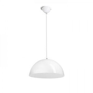 MONROE 40 závesná lesklá biela/biela  230V LED E27 30W