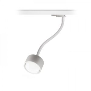 PIXIE na husom krku pre trojokruh. lištu biela  230V LED GX53 7W