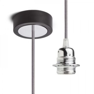 HEX závesná sada ČZ+Č/BK+CHO+CHK1   230V LED E27 15W