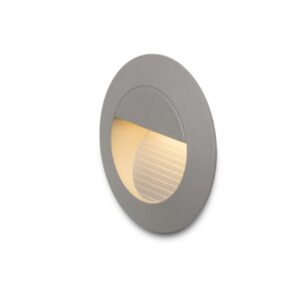 MARCO zápustná striebornosivá  230V LED 3W IP54  3000K