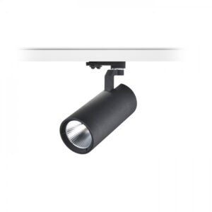 FANGIO pre trojokruh. lištu čierna  230V LED 25W 36°  3000K