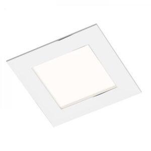 SLENDER SQ 8 zápustná  chróm 230V LED 3W  3000K