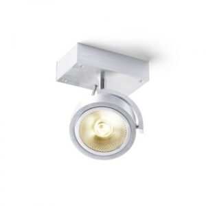 KELLY I nástenná  česaný hliník 230V LED G53 15W
