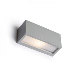 DURANT UP – DOWN nástenná striebornosivá  230V LED E27 15W IP54