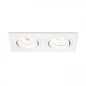 PASADENA GU10 SQ II zápustná biela  230V GU10 2x50W