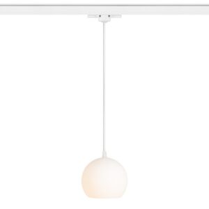 COPA na trojokruh. lištu  opálové sklo 230V LED E27 11W
