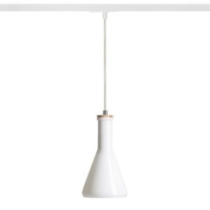 PULIRE CON pre jednookr. lištu  opálové sklo/drevo 230V LED E14 6W