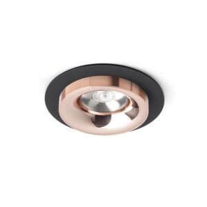 SHARM R I zápustná čierna meď/meď 230V LED 10W 24°  3000K