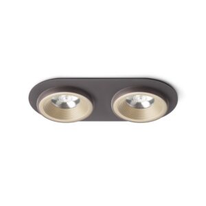 SHARM R II zápustná perlová zlatá/hnedá  230V LED 2x10W 24°  3000K