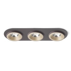 SHARM R III zápustná perlová zlatá/hnedá  230V LED 3x10W 24°  3000K