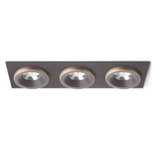SHARM SQ III zápustná hnedá/perlová zlatá  230V LED 3x10W 24°  3000K