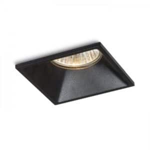 ZURI SQ zápustná čierna  230V GU10 35W