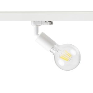 FAX E27 na trojokruh. lištu biela  230V LED E27 15W