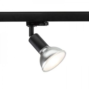 FAX E27 na trojokruh. lištu čierna  230V LED E27 15W