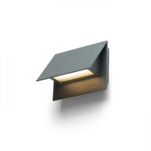 GERI nástenná antracitová  230V LED 5W IP54  3000K