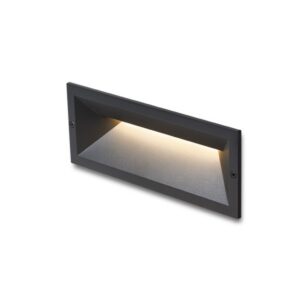 RAGG zápustná čierna  230V LED 12W IP65  3000K