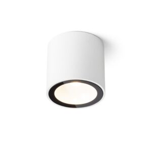 SENZA R stropná biela číre sklo 230V LED 6W IP65  3000K