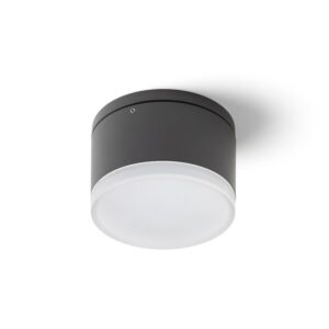 ORIN R stropná antracitová satinovaný akrylát 230V LED 10W IP54 3000K