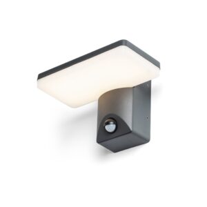 RINA PIR nástenná antracitová  230V LED 12W IP65  3000K