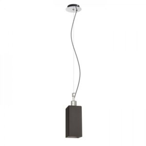 LIZ NEW závesná čierna chróm 230V LED E27 15W