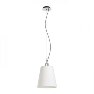BABU NEW 22 závesná  opálové sklo/chróm 230V LED E27 15W