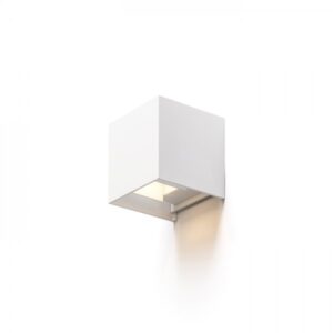 TITO SQ DIMM nástenná biela 230V LED 2x3W IP65 1800K-3000K