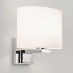 BRONI GRANDE GRANDE nástenná  opálové sklo/chróm 230V E27 60W IP44