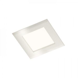 SLENDER SQ 8 zápustná  matný nikel 230V LED 3W  3000K