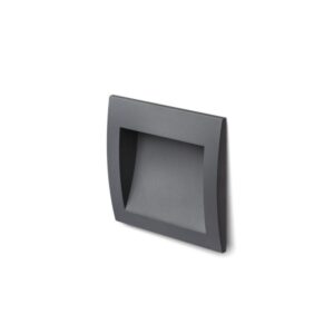 GORDIQ M zápustná antracitová  230V LED 3W IP65  3000K