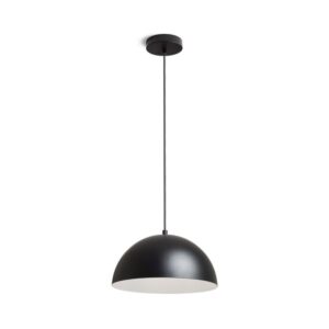GLADYS 30 závesná čierna/biela  230V LED E27 15W