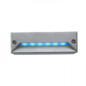 minI LED RC zápustná striebornosivá/modrá 230V LED 0.8W IP54