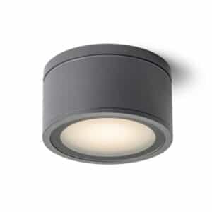 MERIDO stropný antracitová  230V GX53 11W IP54